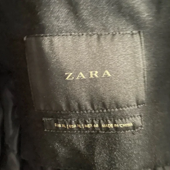 Zara Men's Black Military Jacket - Picture 3 of 3